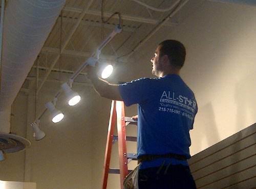 All Star Electrical Services, LLC - Installing Lights