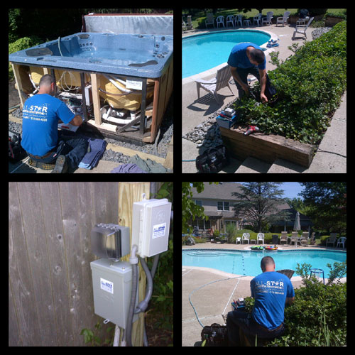 All Star Electrical Services, LLC - Swimming pool and hot tub wiring