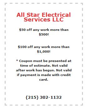 All Star Electrical- Coupon